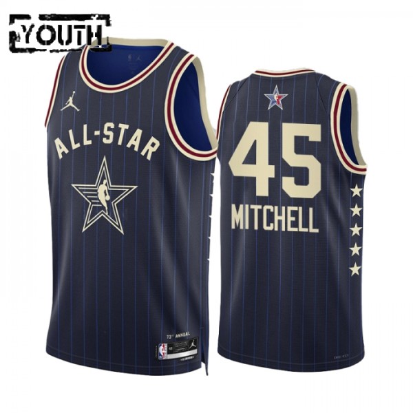 All-Star 2024 Trikot Eastern Conference Donovan Mitchell Navy Swingman - Kinder